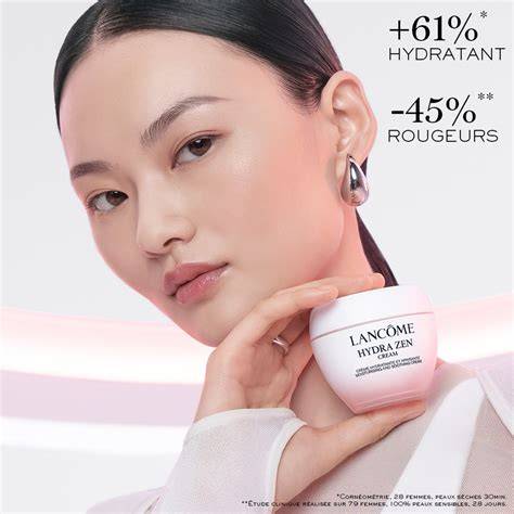 Lancôme Hydra Zen crème aanbrengen gezicht