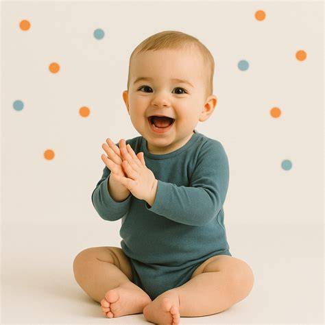 baby van vier maanden handjes bij borst