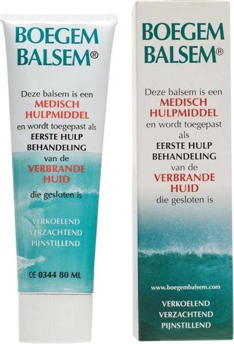 Boegem balsem droge huid aanbrengen